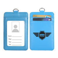 Thumbnail for Born To Fly & Badge Designed ID Card Holder