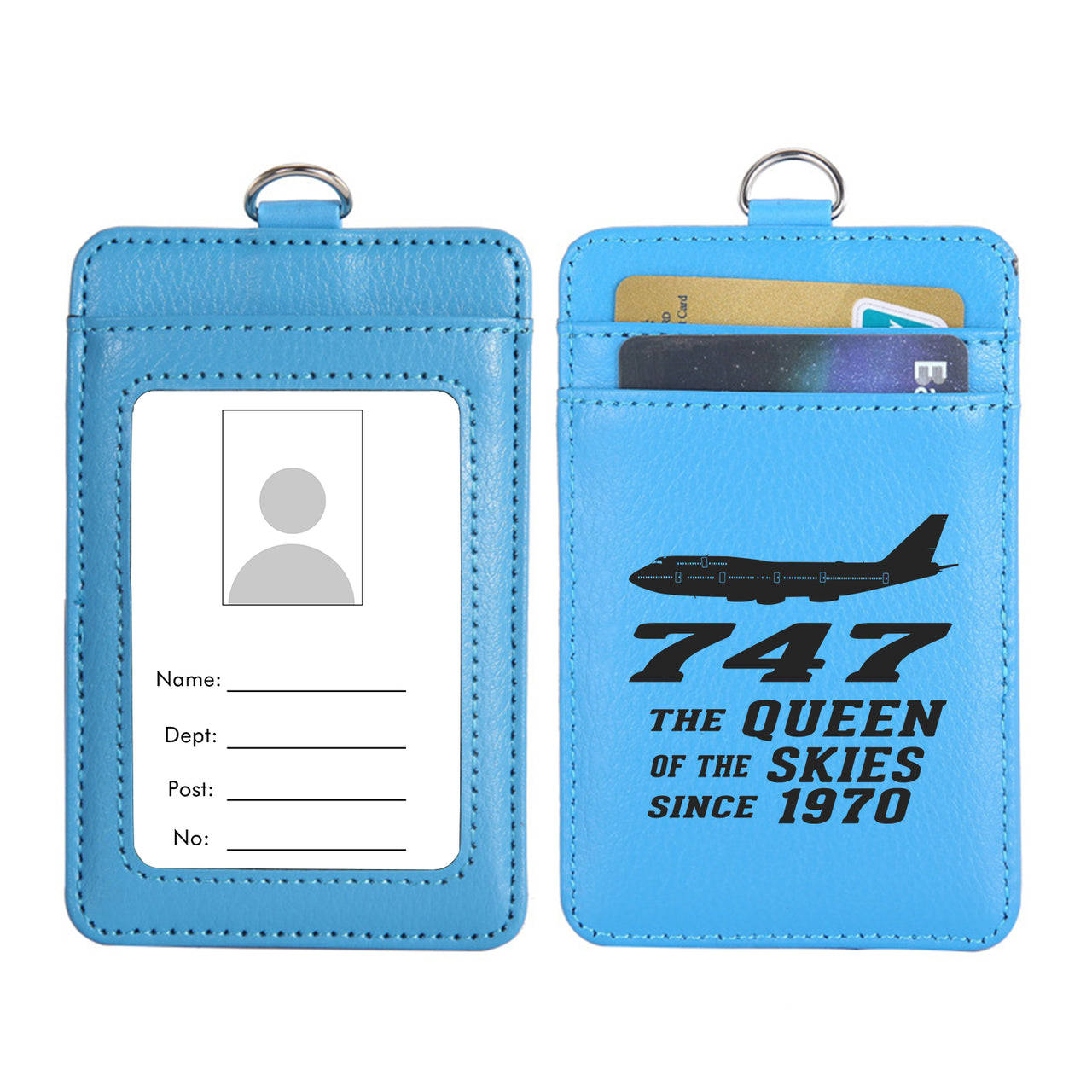 Boeing 747 - Queen of the Skies (2) Designed ID Card Holder