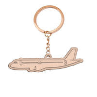 Thumbnail for Airbus A320 Printed Designed Hollow Key Chains