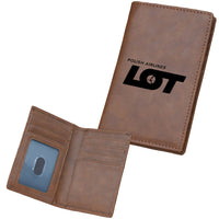 Thumbnail for LOT Polish Airlines Designed Leather Card Holder Wallets