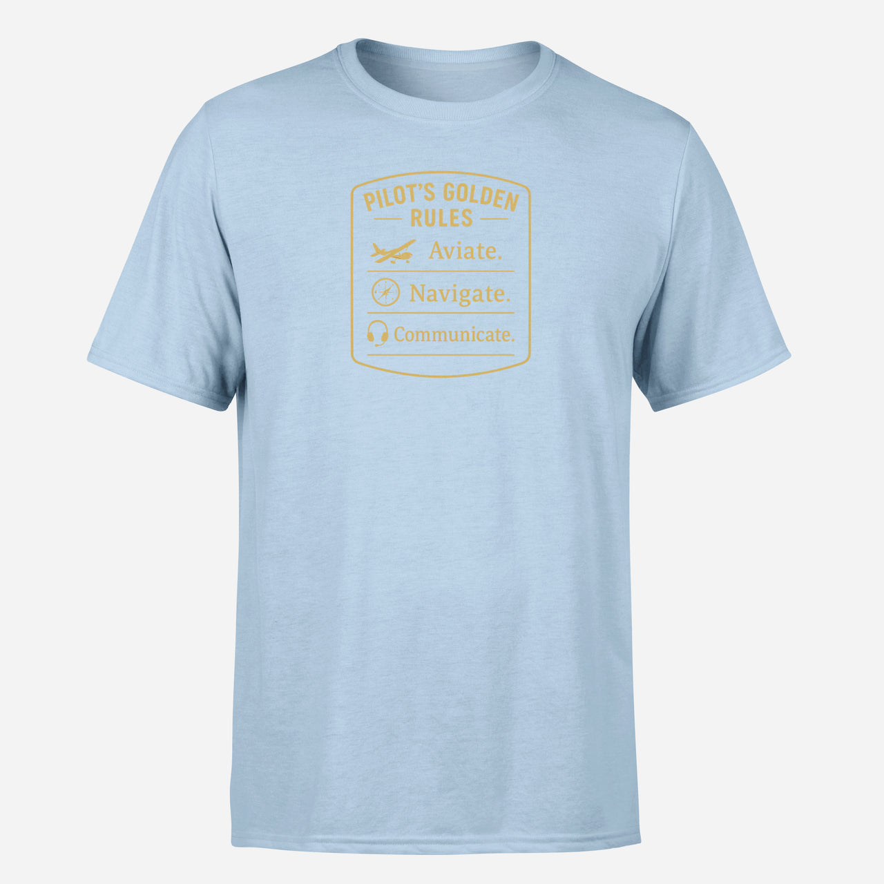 Pilot's Golden Rules Design Super Quality T-Shirts