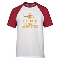 Thumbnail for Keep Calm and Autorotate Designed Raglan T-Shirts