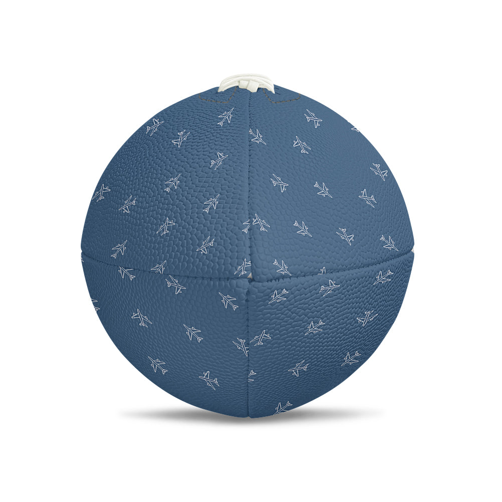 Nice Airplanes (Blue) Designed Rugby