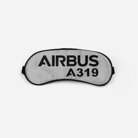 Thumbnail for Airbus A319 & Text Designed Sleep Masks