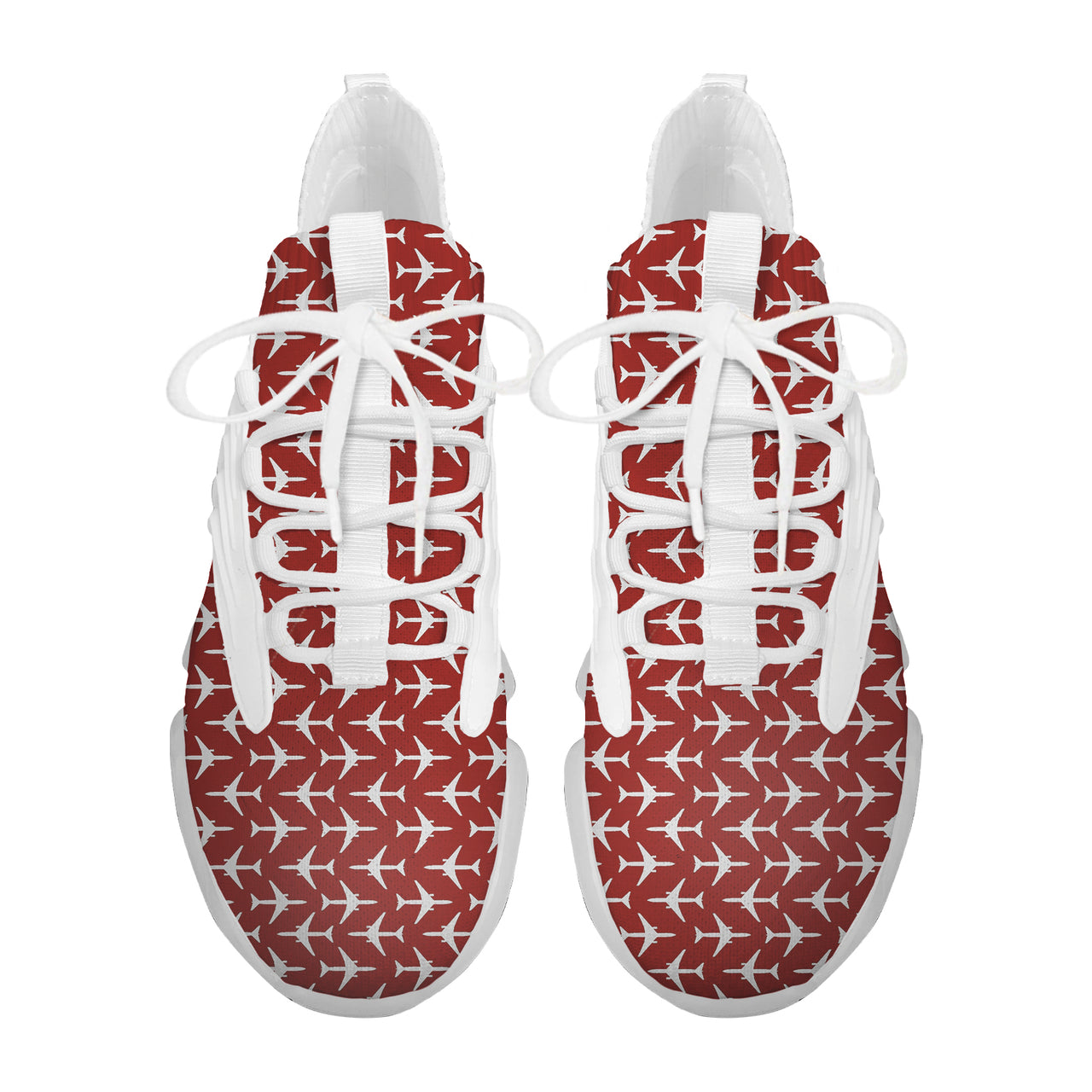 Perfectly Sized Seamless Airplanes Red Designed Fashion Running Shoes