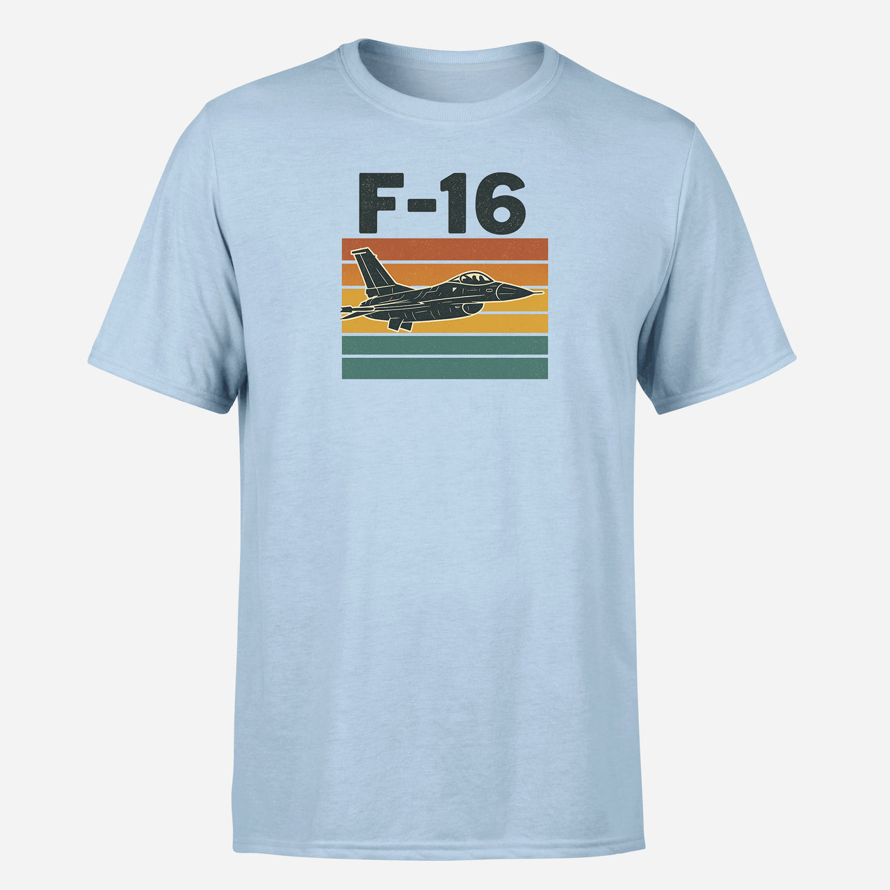 Retro Fighter Jet F16 Design Super Quality T-Shirts