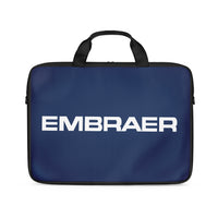 Thumbnail for Embraer & Text Designed Laptop & Tablet Bags