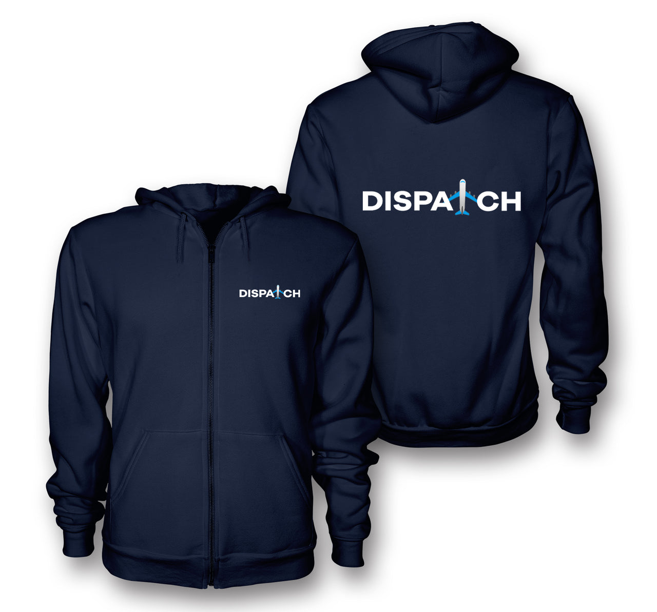 Dispatch Designed Zipped Hoodies