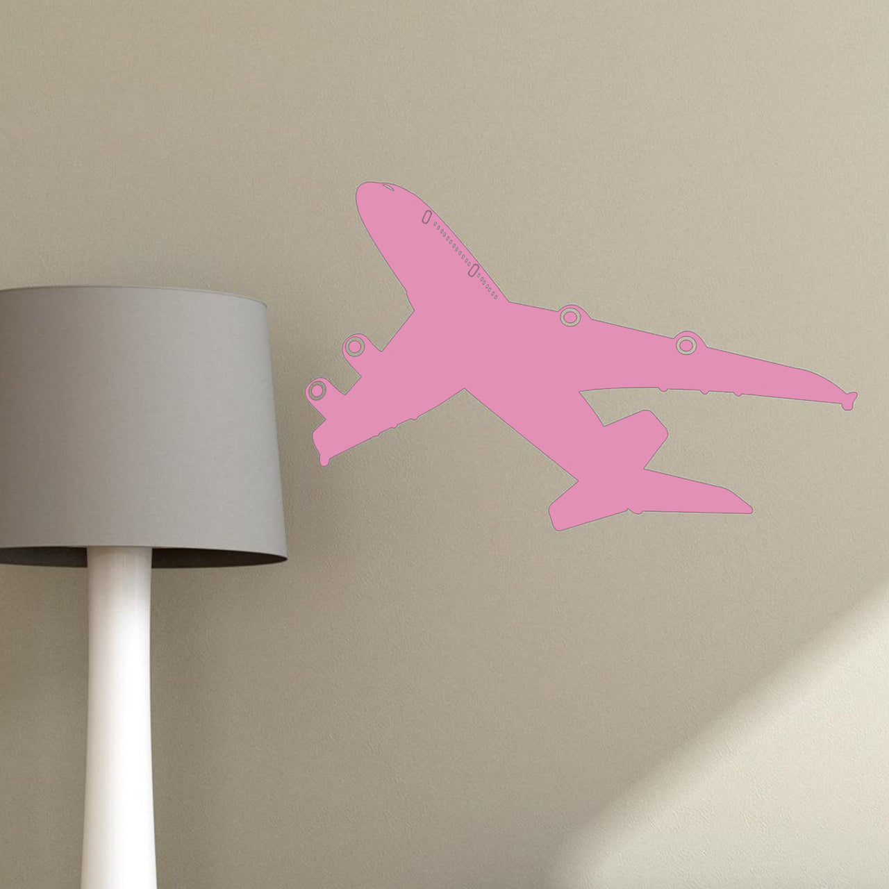 Climbing Airbus A380 Designed Wall Sticker
