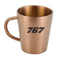 Thumbnail for 767 Flat Text Designed Stainless Steel Coffee Mugs