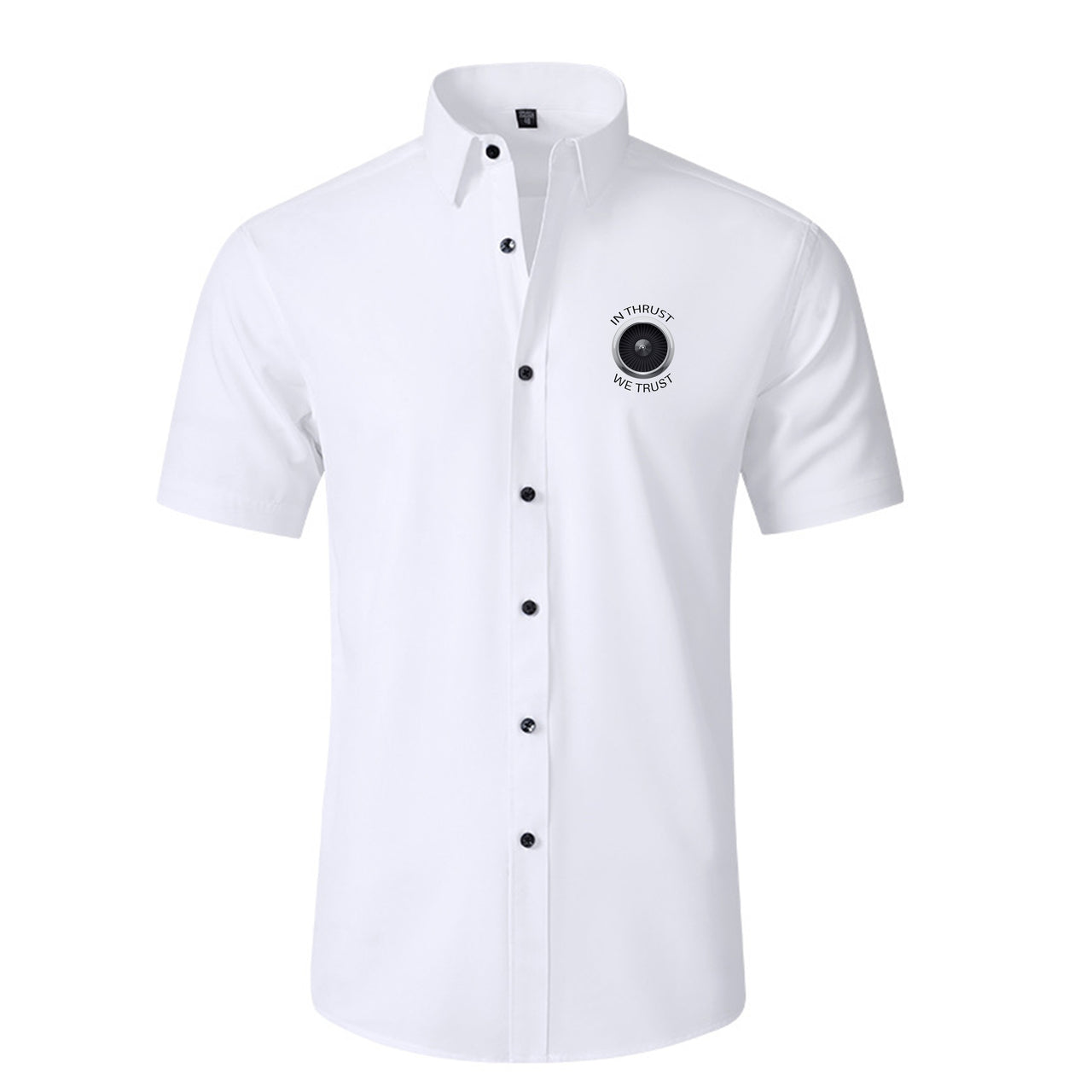 In Thrust We Trust Designed Short Sleeve Shirts