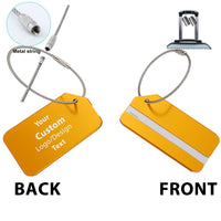 Thumbnail for Custom Design Image Logo Designed Fashion Metal Luggage Tags
