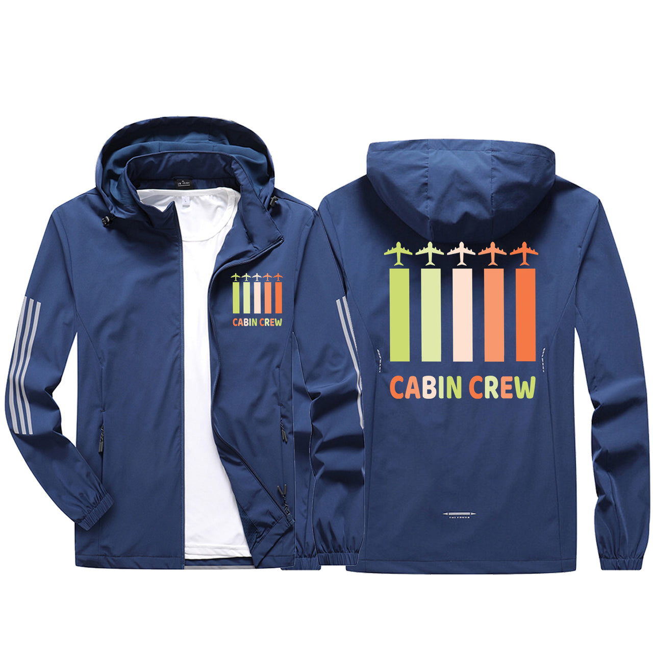 Colourful Cabin Crew Sport & Running Jackets