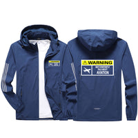 Thumbnail for Warning May Constantly Talk About Aviation Sport & Running Jackets