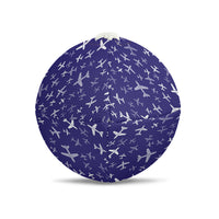 Thumbnail for Different Sizes Seamless Airplanes Designed Rugby