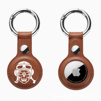 Thumbnail for Skeleton Pilot Design Airtags Leather Cases