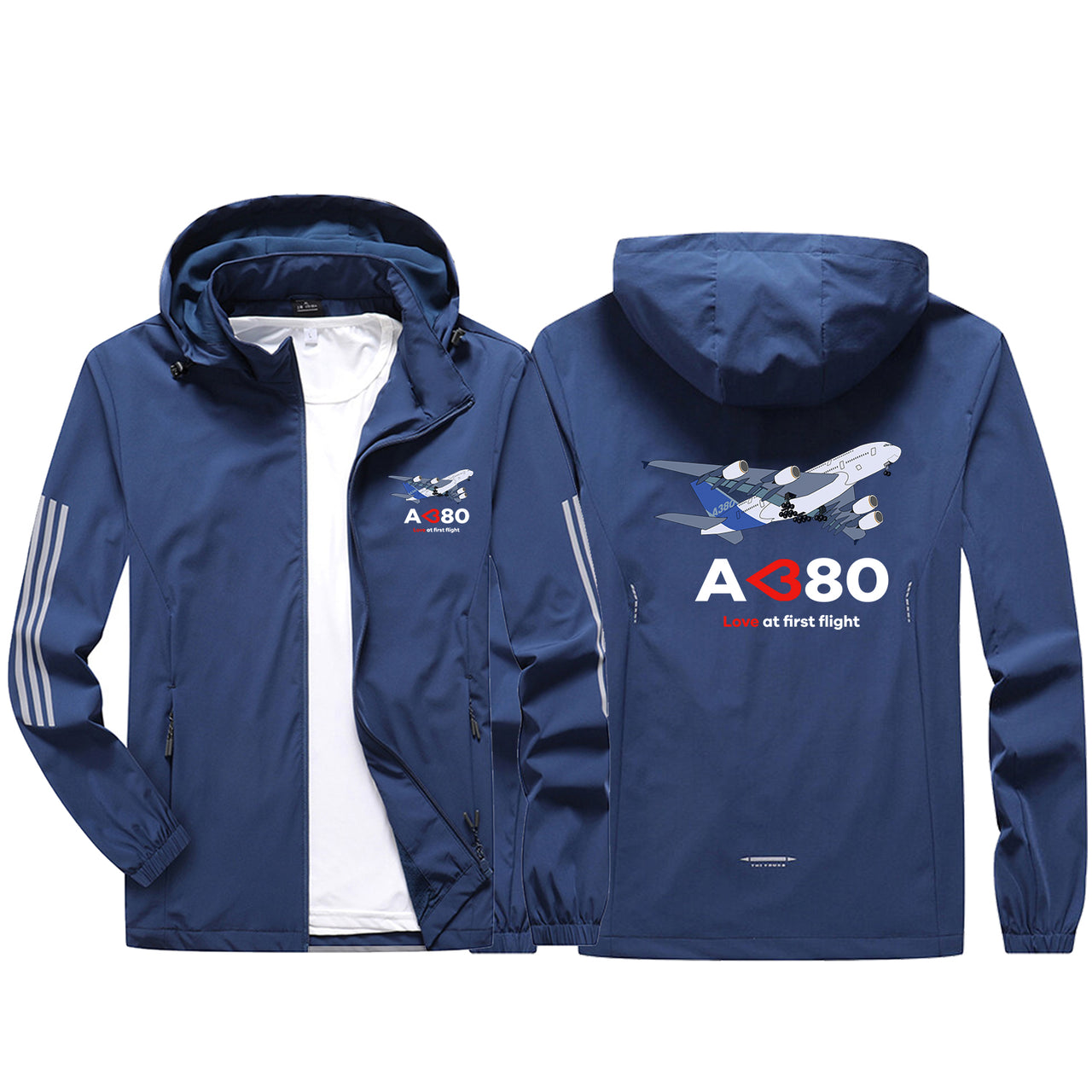 Airbus A380 Love at first flight Sport & Running Jackets