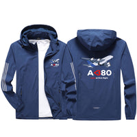 Thumbnail for Airbus A380 Love at first flight Sport & Running Jackets