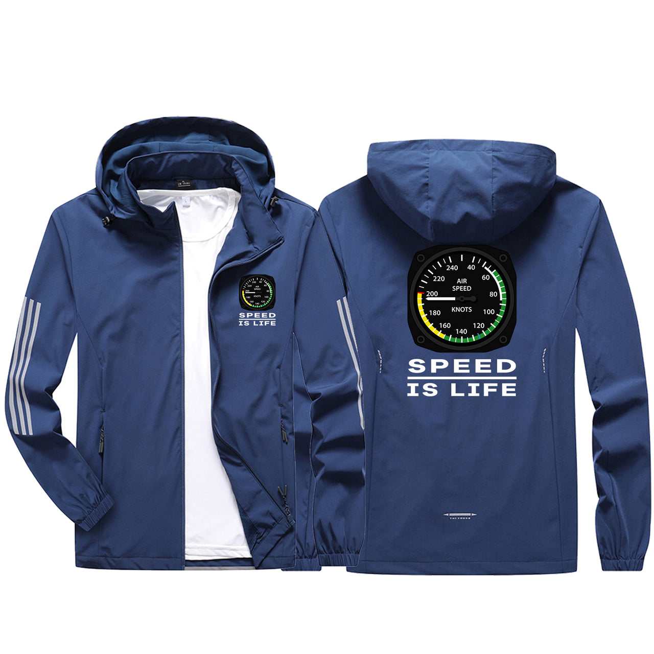 Speed Is Life Sport & Running Jackets