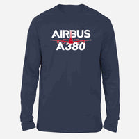 Thumbnail for Amazing Airbus A380 Designed Long-Sleeve T-Shirts