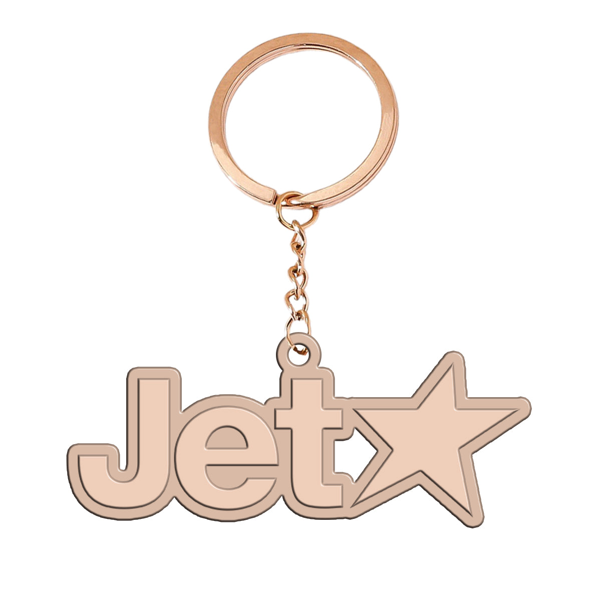 Jetstar Airlines Designed Hollow Key Chains