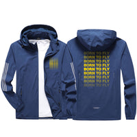 Thumbnail for Born To Fly Opacity Design Sport & Running Jackets