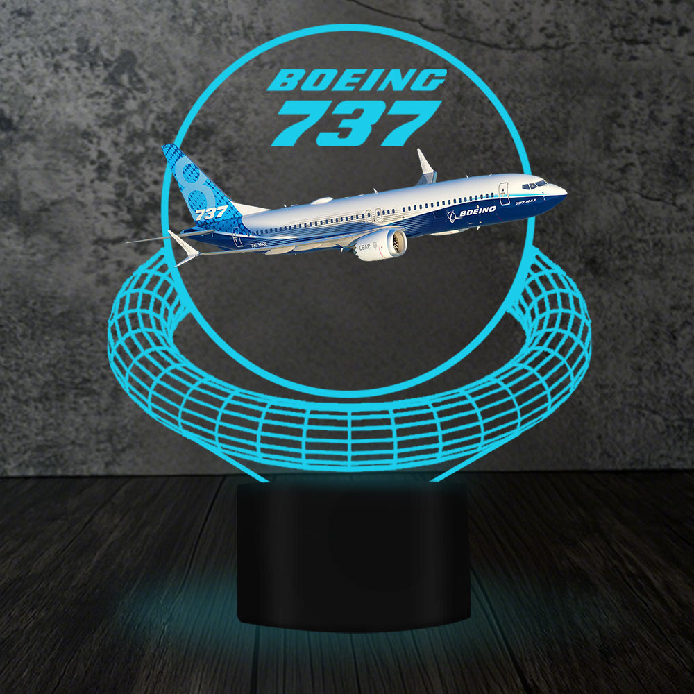 Boeing 737 Designed 3D Lamp