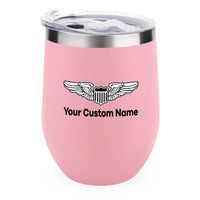 Thumbnail for Custom Name (Military Badge) Designed 12oz Egg Cups