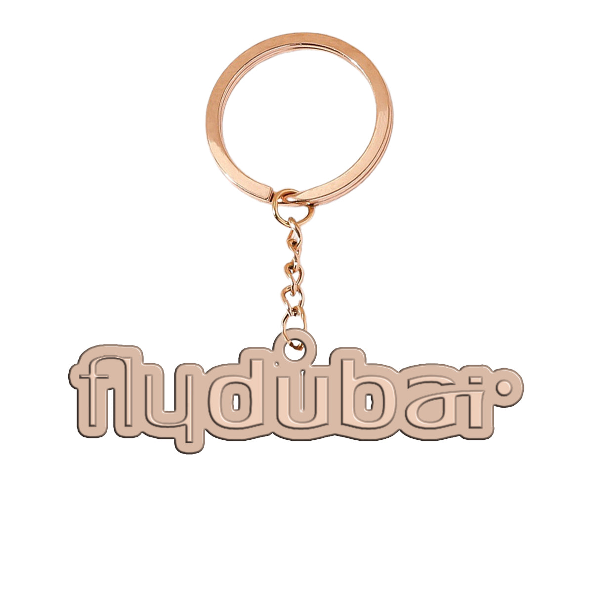Flydubai Airlines Designed Hollow Key Chains