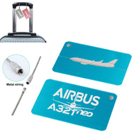 Thumbnail for Amazing Airbus A321neo Designed Aluminum Airplane Luggage Tags