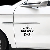Thumbnail for Military Transport Airplane C 5 Designed Car Sticker