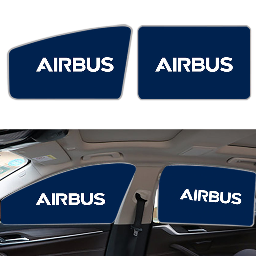Airbus & Text Designed Car Sun Shade (Side window)