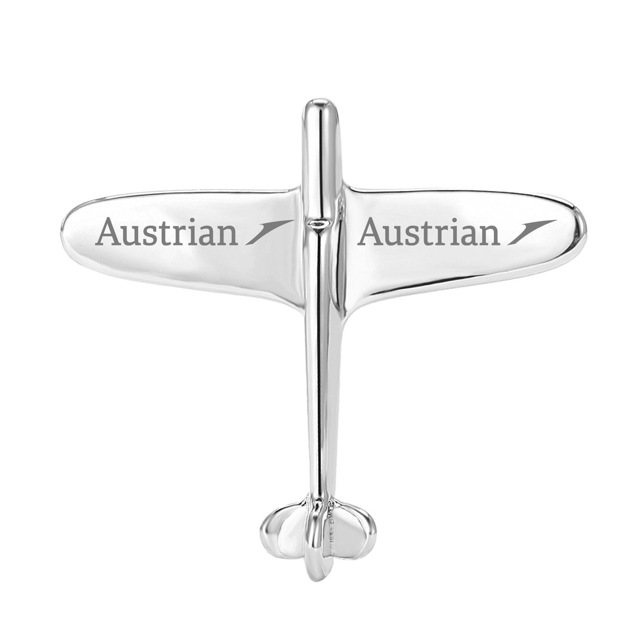 Austrian Airlines Designed Airplane Shape Brooches