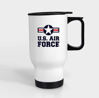 Thumbnail for US Air Force Designed Travel Mugs (With Holder)