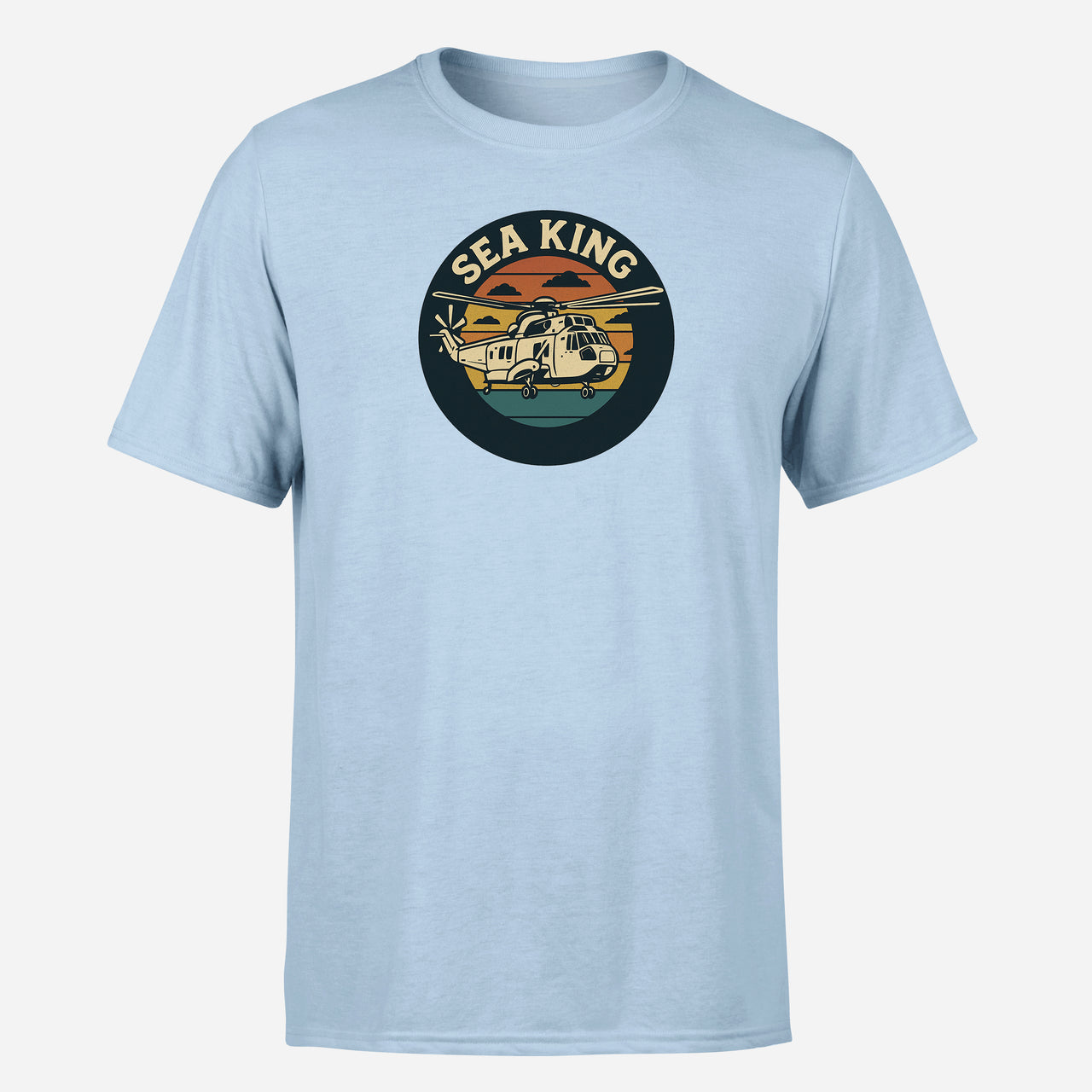 Sea King Helicopter Design Super Quality T-Shirts