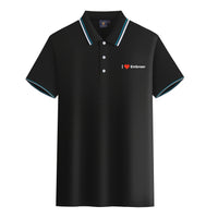 Thumbnail for I Love Embraer Designed Stylish Polo T-Shirts