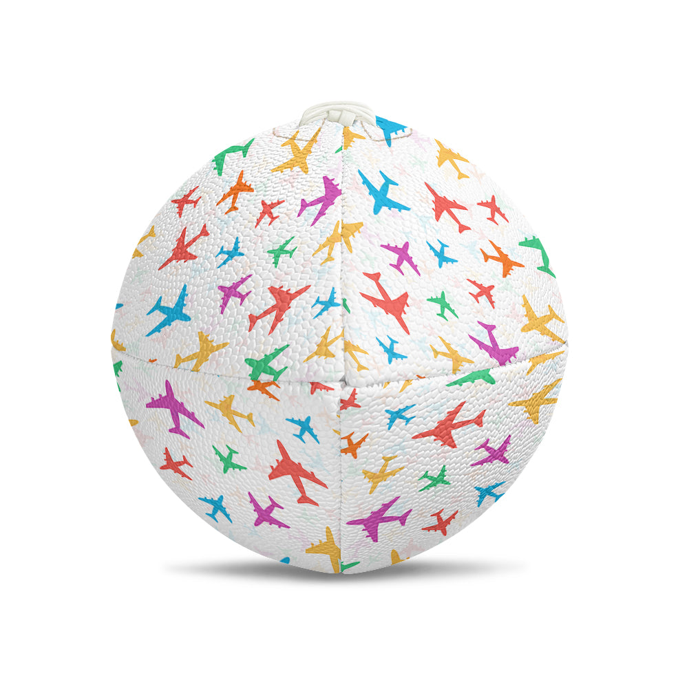 Cheerful Seamless Airplanes Designed Rugby