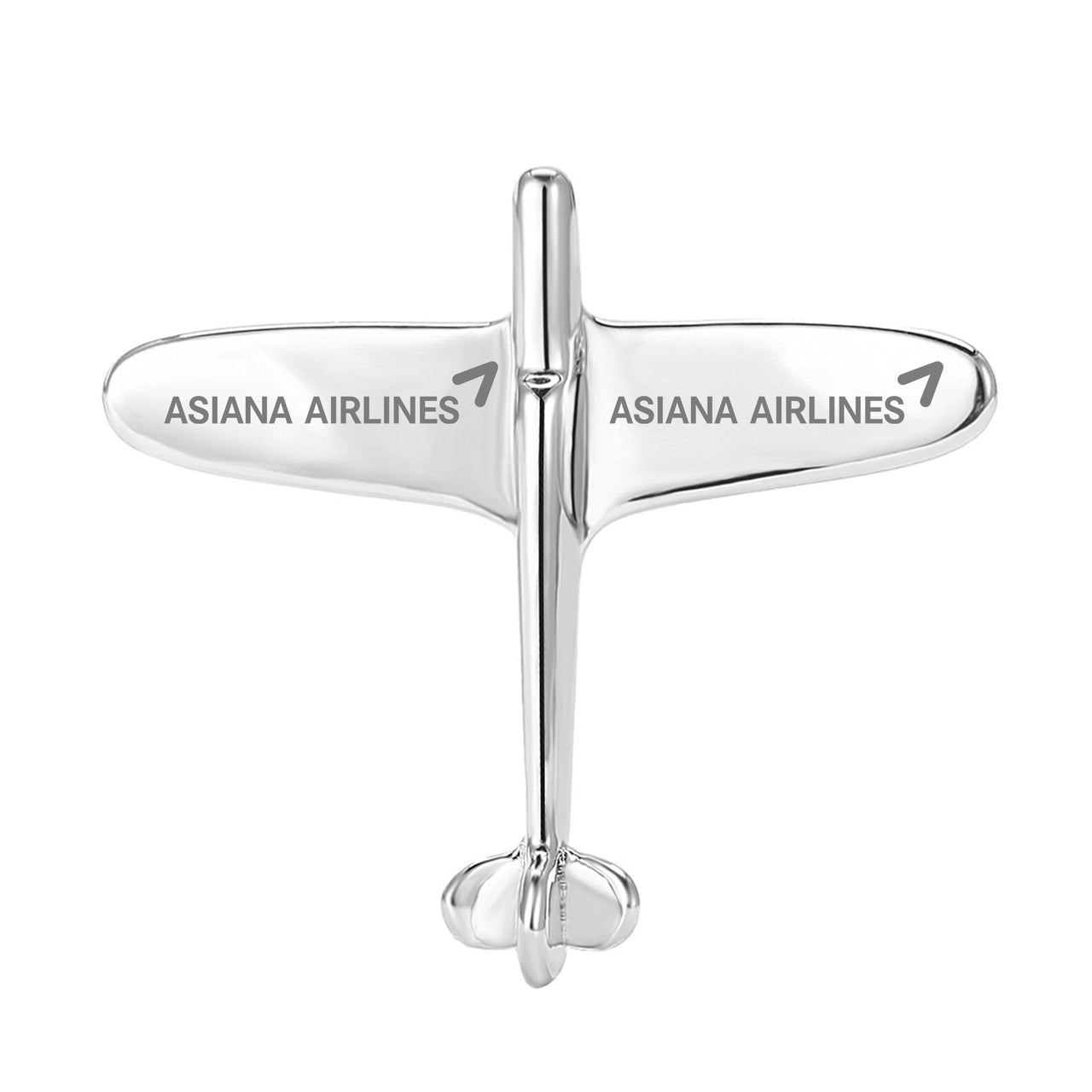 Asiana Airlines Designed Airplane Shape Brooches