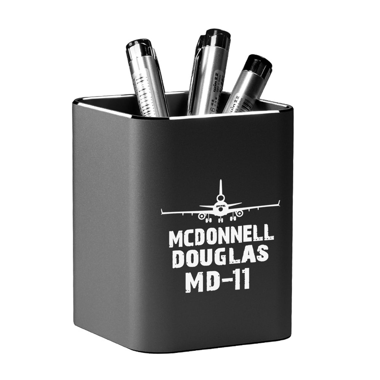 McDonnell Douglas MD-11 & Plane Designed Aluminium Alloy Pen Holders