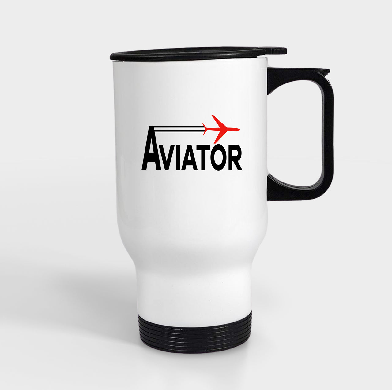 Aviator Designed Travel Mugs (With Holder)