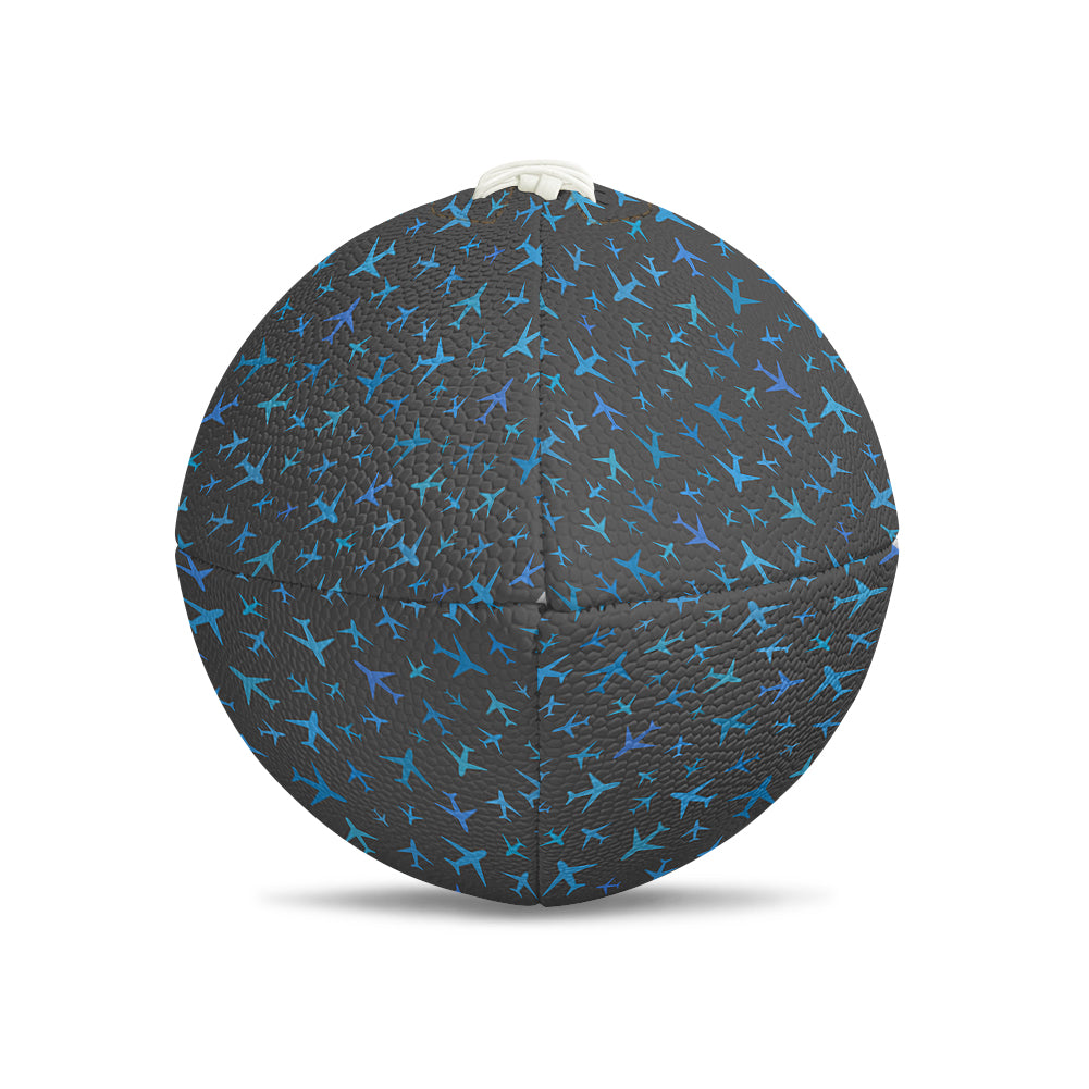 Many Airplanes Gray Designed Rugby