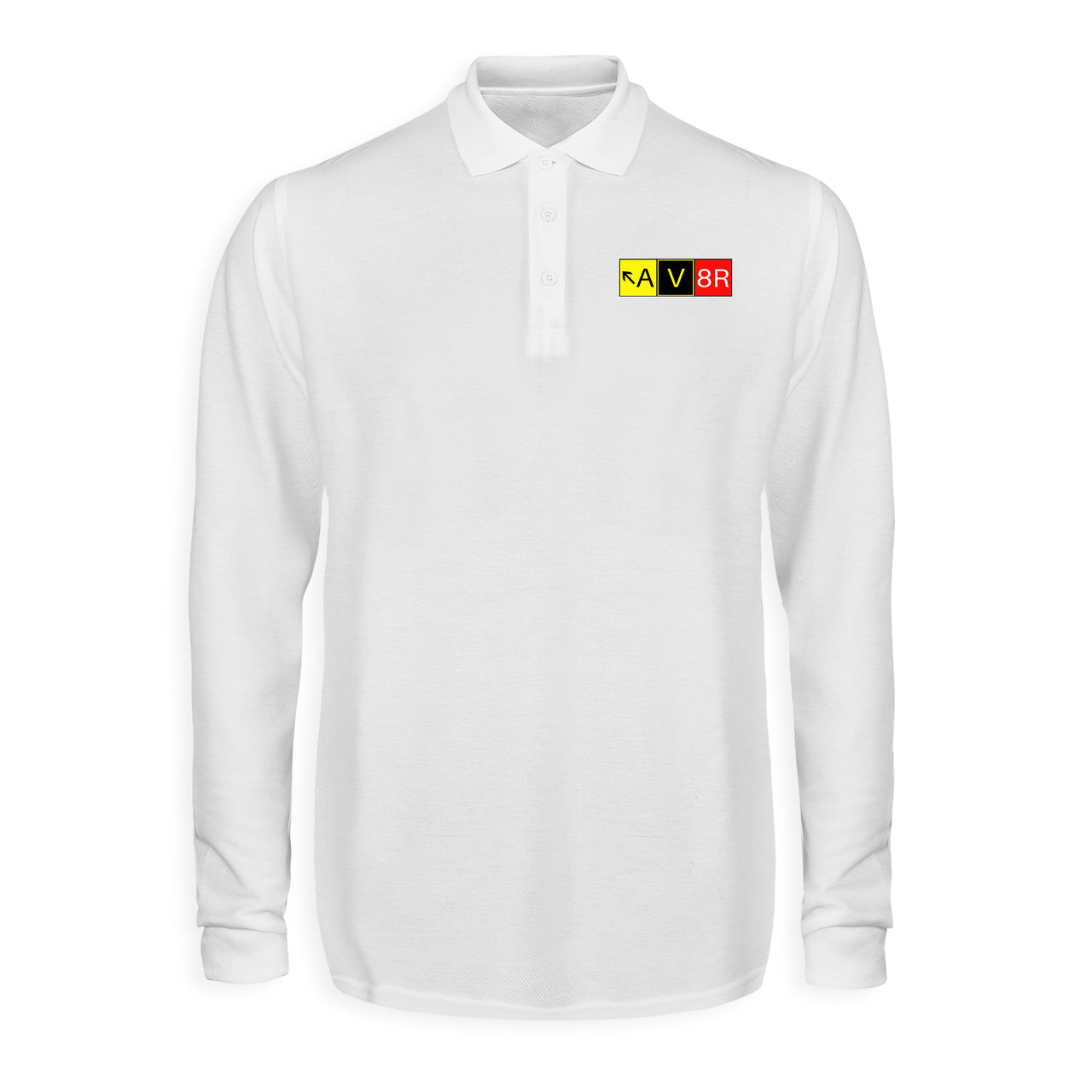 AV8R Designed Long Sleeve Polo T-Shirts