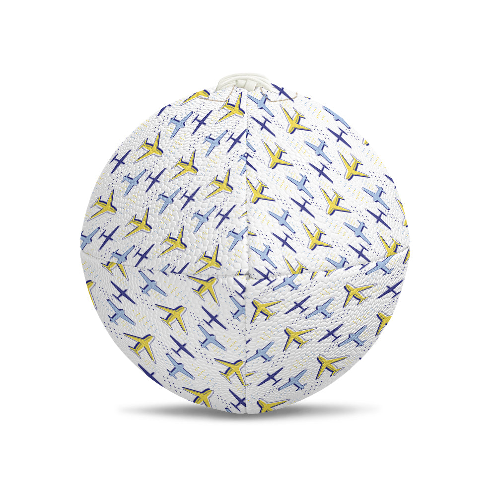 Very Colourful Airplanes Designed Rugby