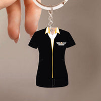 Thumbnail for Spirit Airlines Uniform Acrylic Keychain