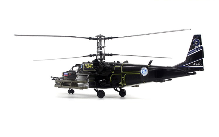 1/72 Trumpeter Russian Air Force Ka-50 Black Shark Attack Helicopter Model