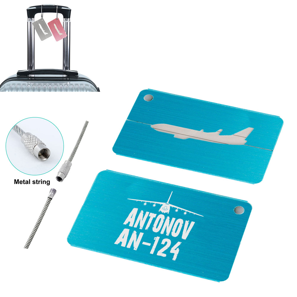 Antonov AN-124 & Plane Designed Aluminum Airplane Luggage Tags