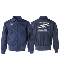 Thumbnail for Life is a journey Enjoy the Flight Designed Embroidered Patch Attachable Jackets