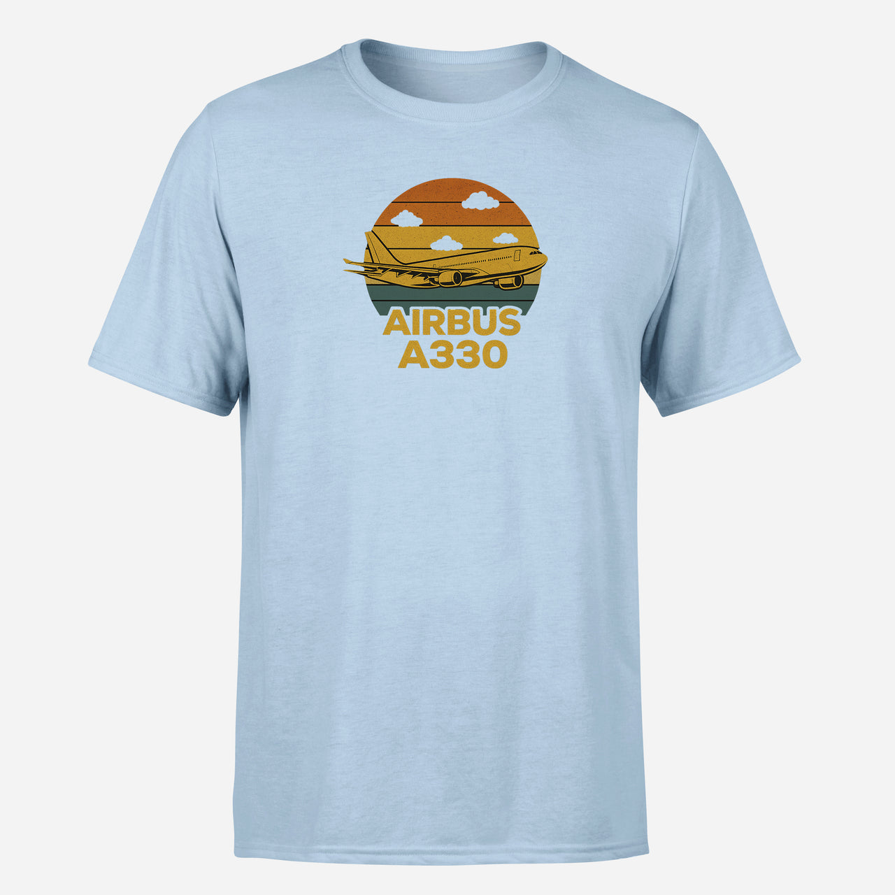 Retro Airbus A330 Design Super Quality T-Shirts