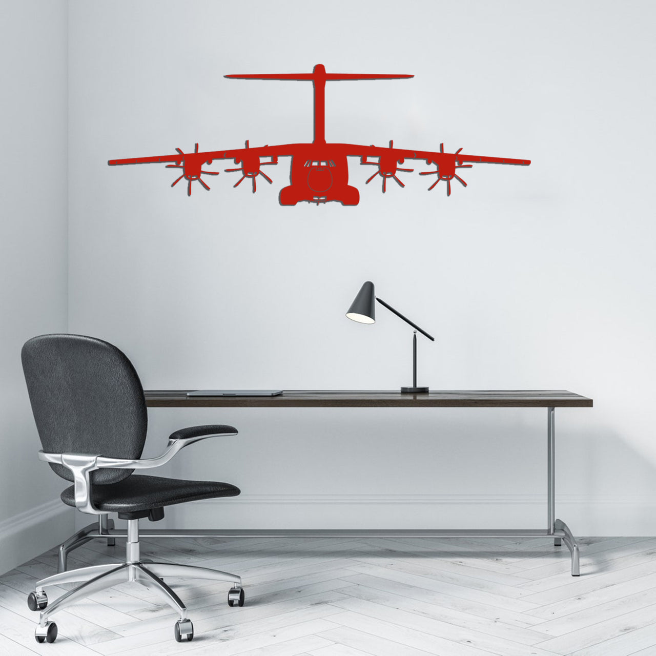 Airbus A400M Silhouette Designed Wall Metal Signs