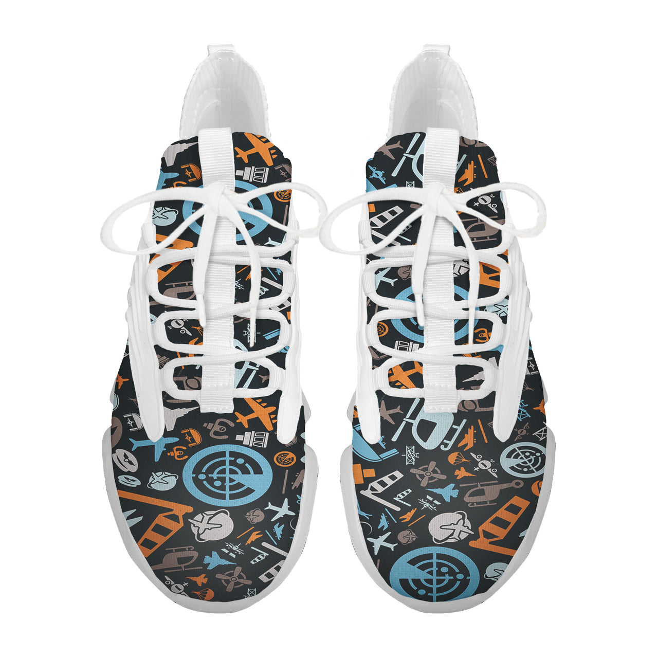 Aviation Icons Designed Fashion Running Shoes